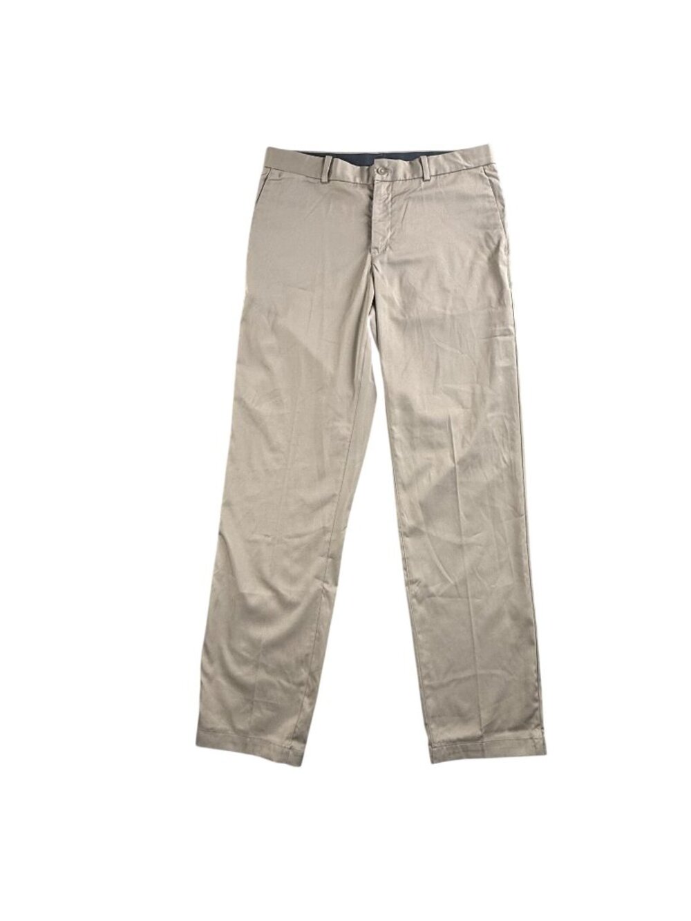 Nike Dri-Fit Pants Mens 33x34 Beige Golf Chino Stretch Twill BV6065-247 Casual